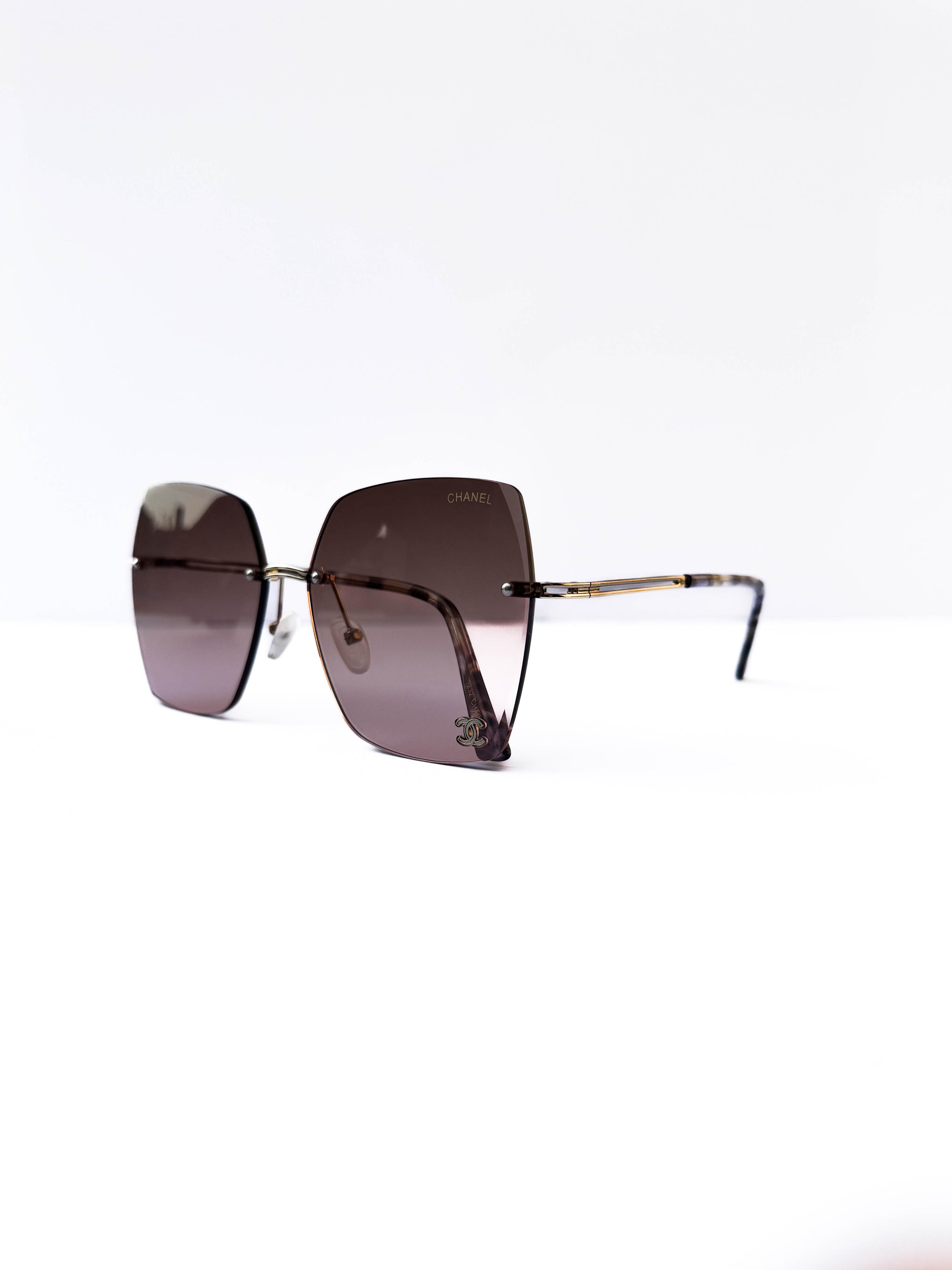 Channel Rimless Sunglasses