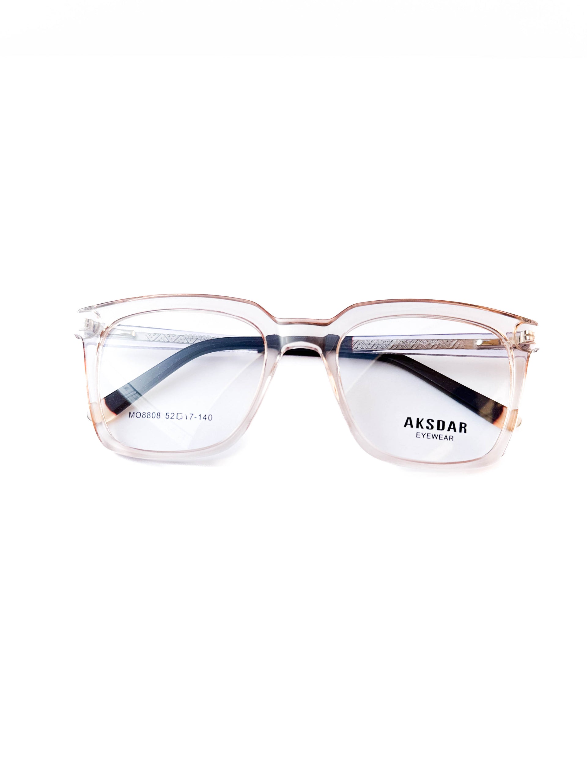 Transparent Square Glasses 002