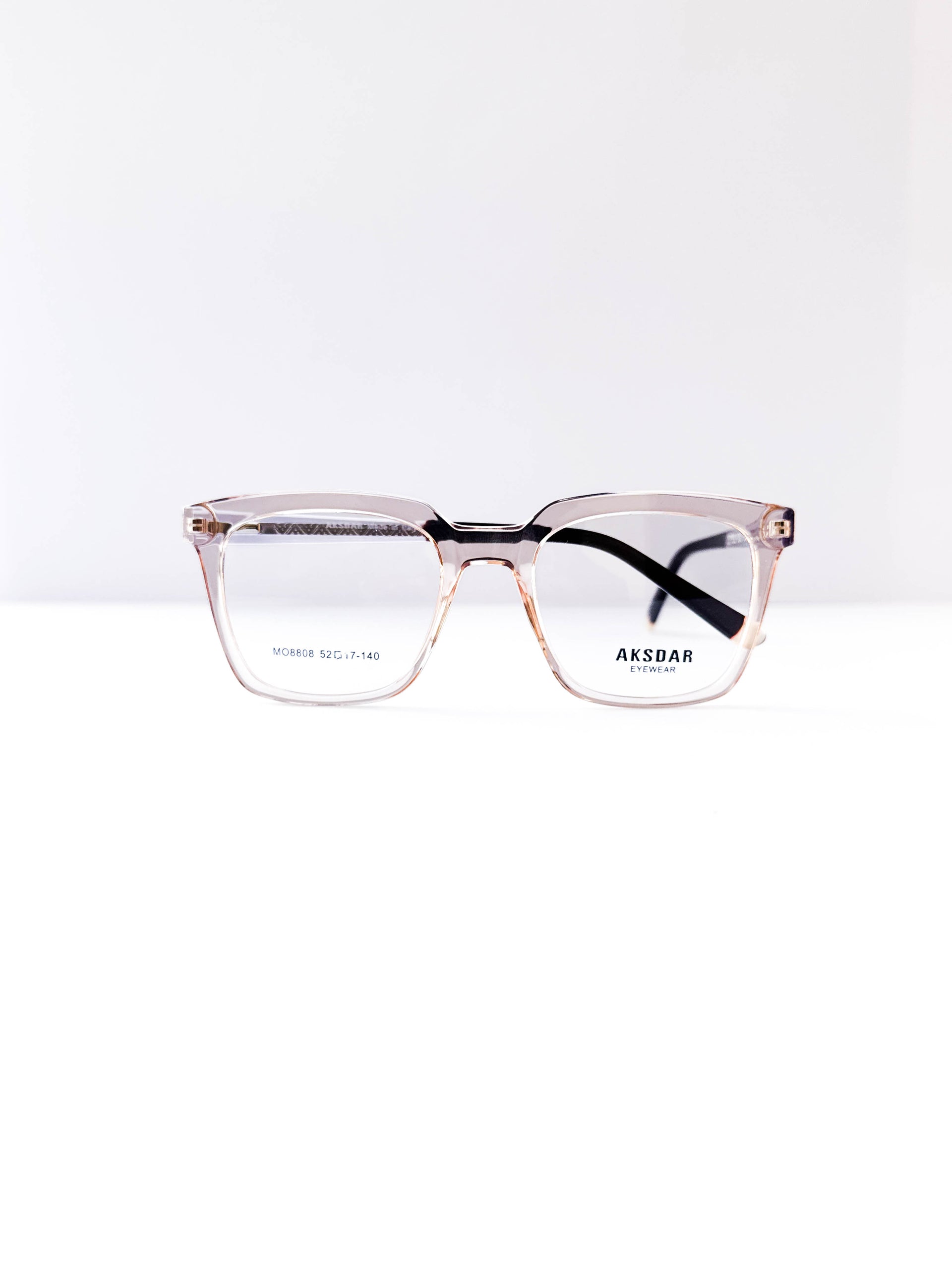 Transparent Square Glasses 002