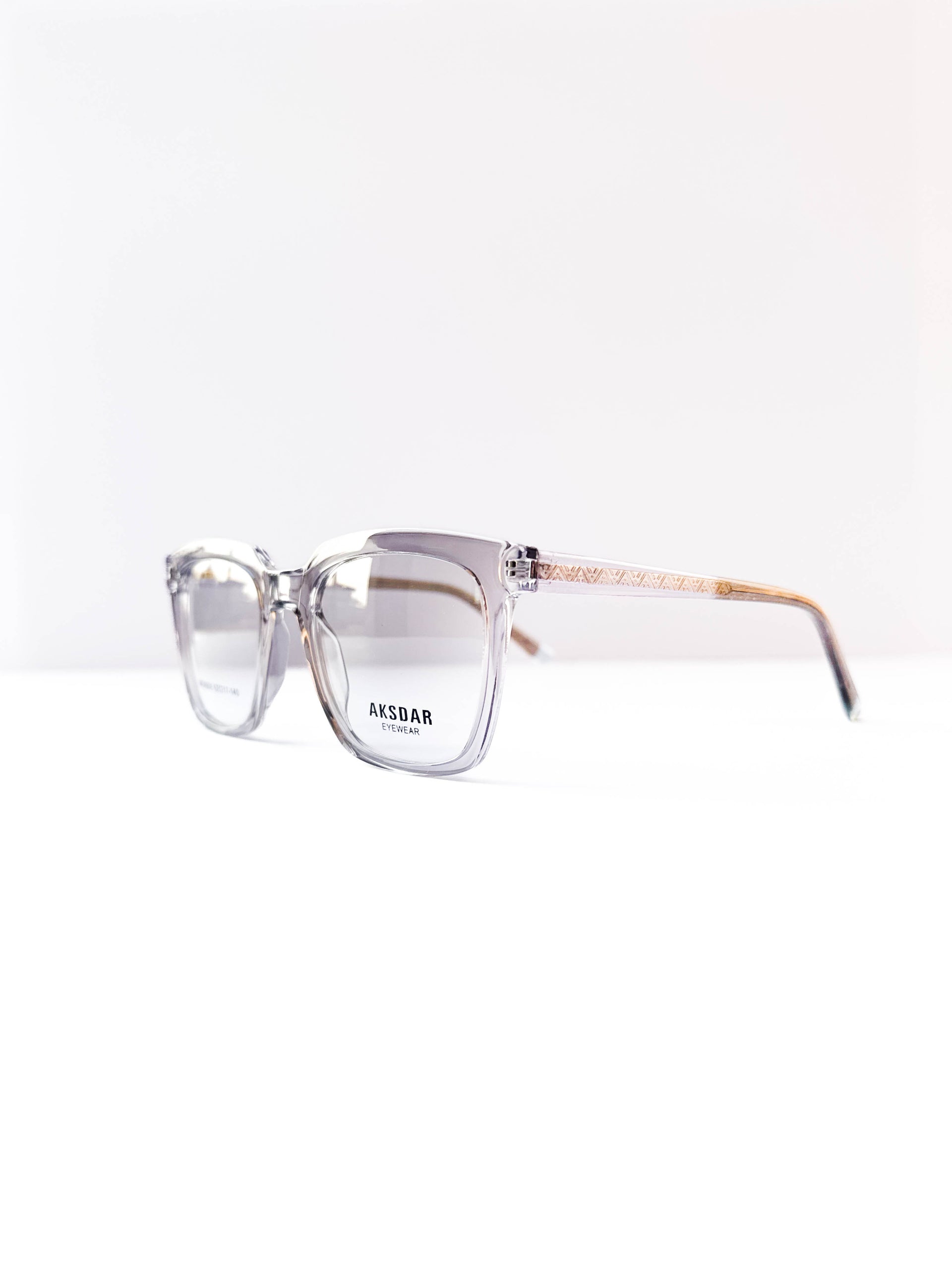 Transparent Square Glasses 001