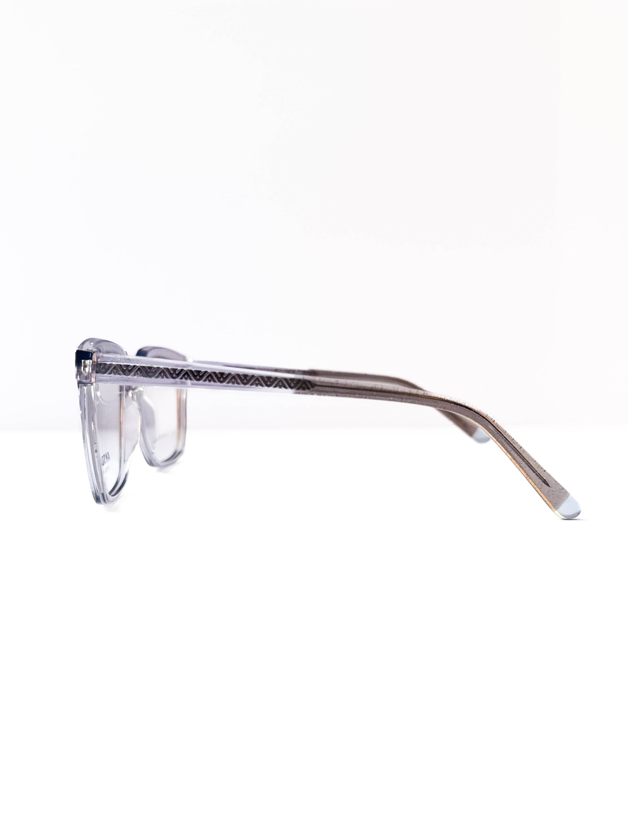 Transparent Square Glasses 001