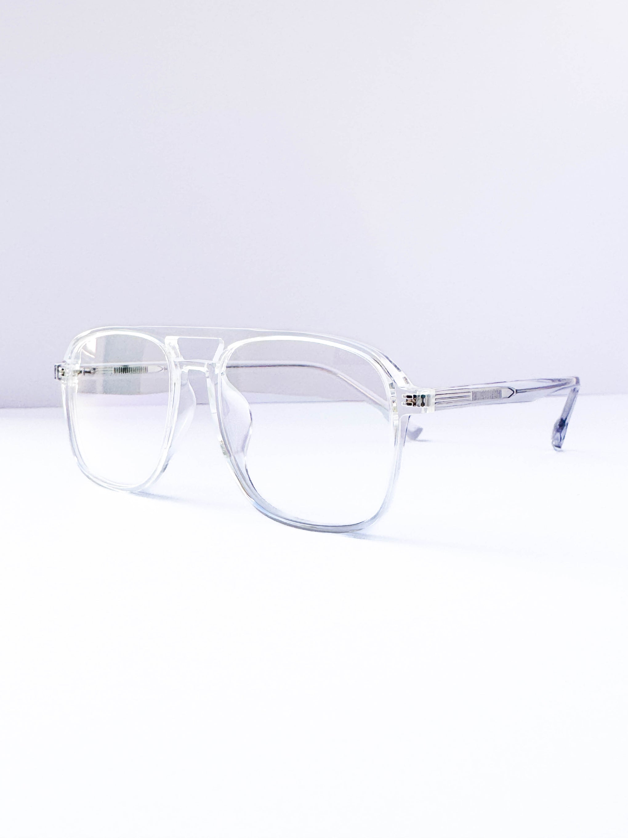 Transparent Frame With Anti Blue Lenses