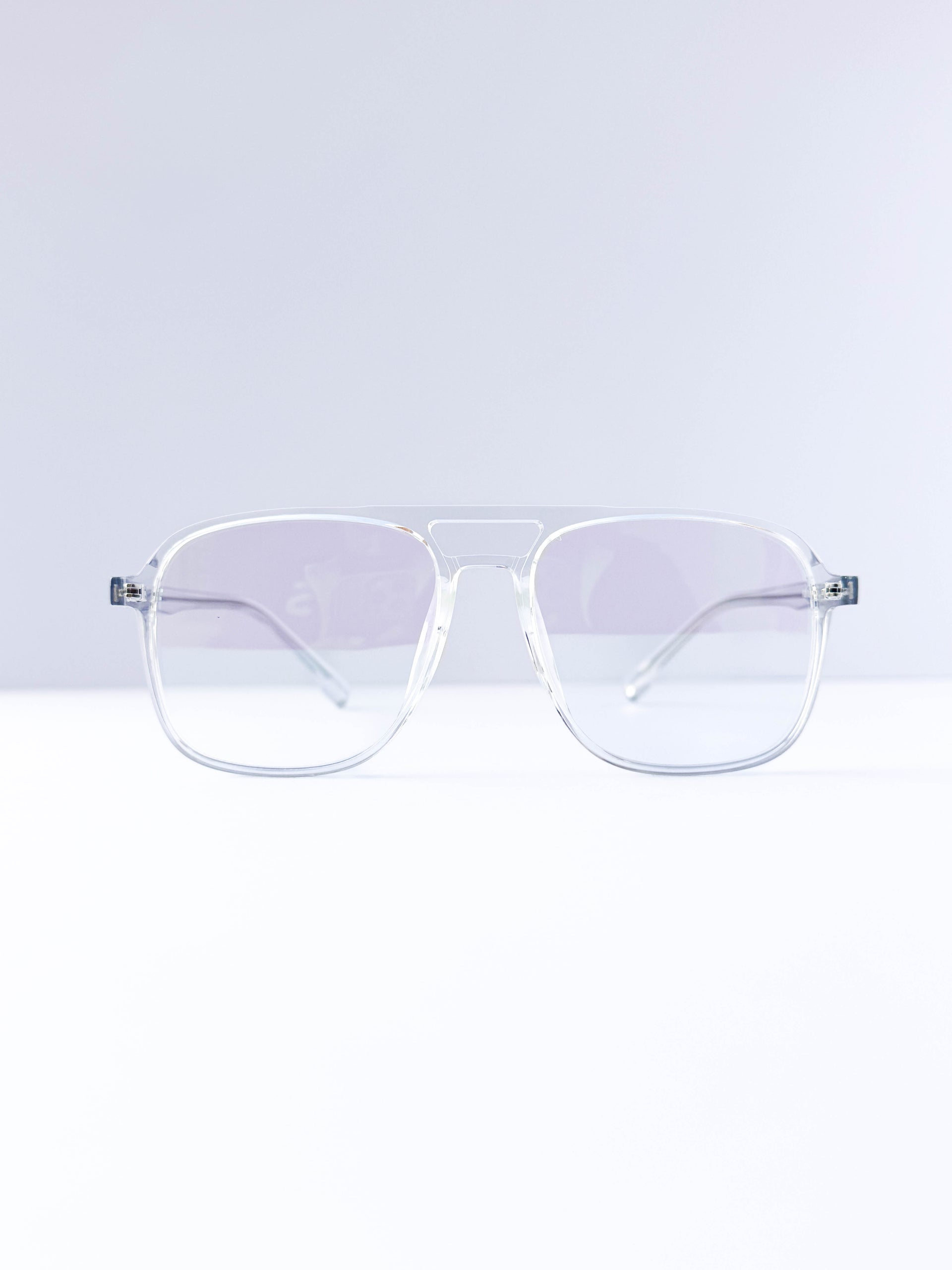 Transparent Frame With Anti Blue Lenses