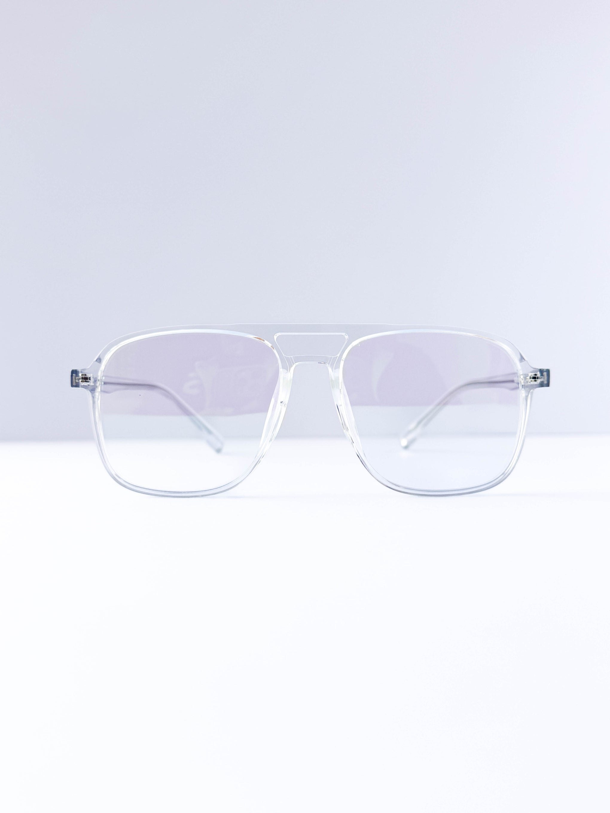 Transparent Frame With Anti Blue Lenses