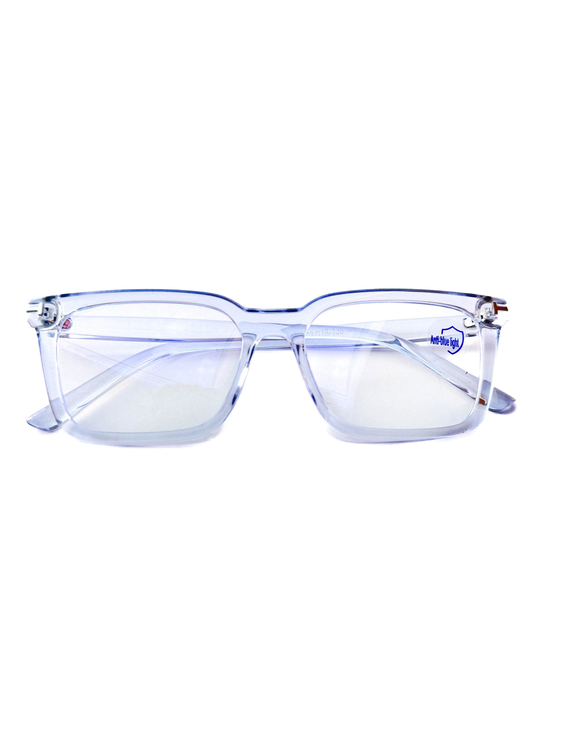 Transparent Blue Glasses with Anti-Blue Light lenses