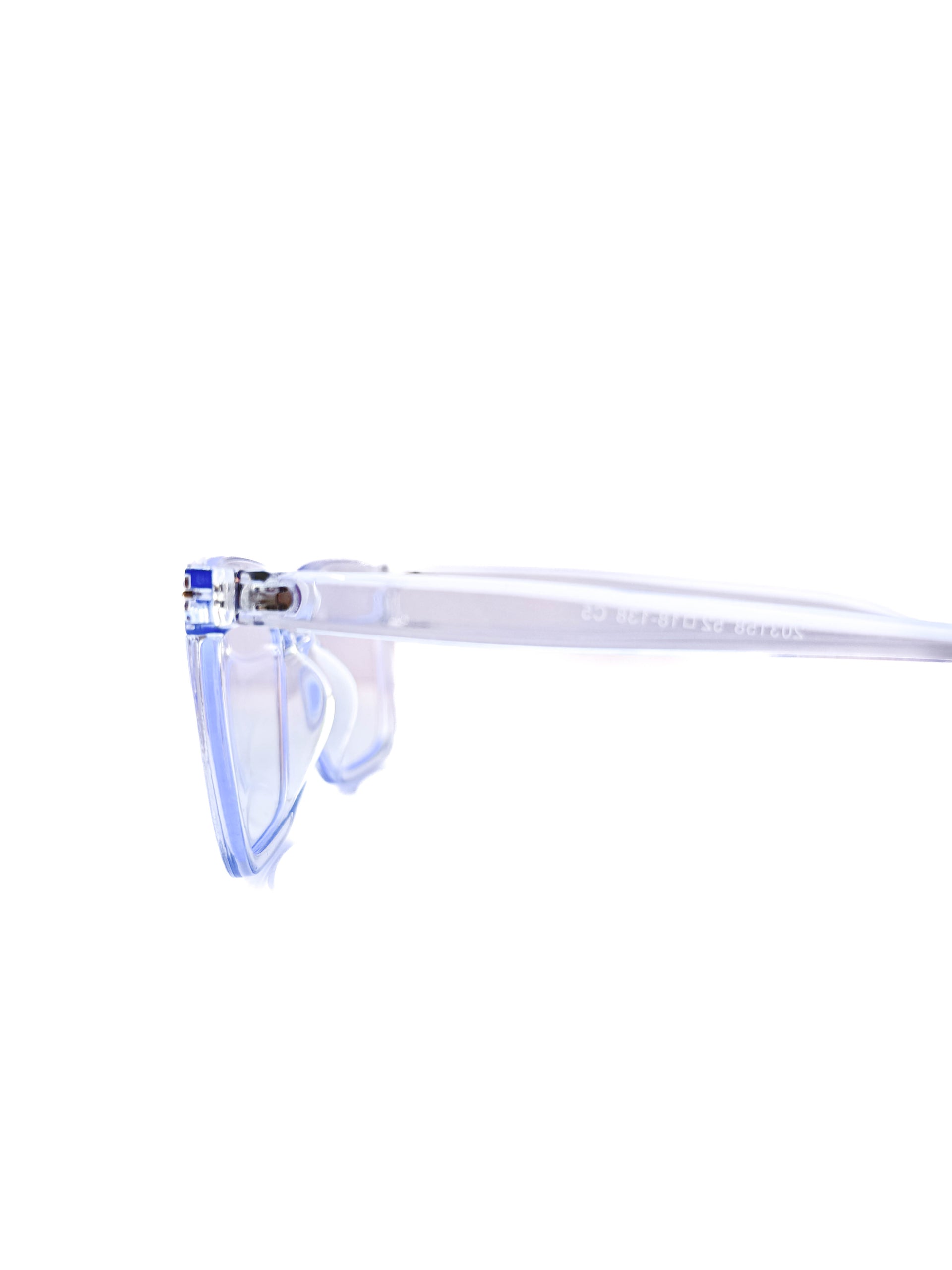 Transparent Blue Glasses with Anti-Blue Light lenses