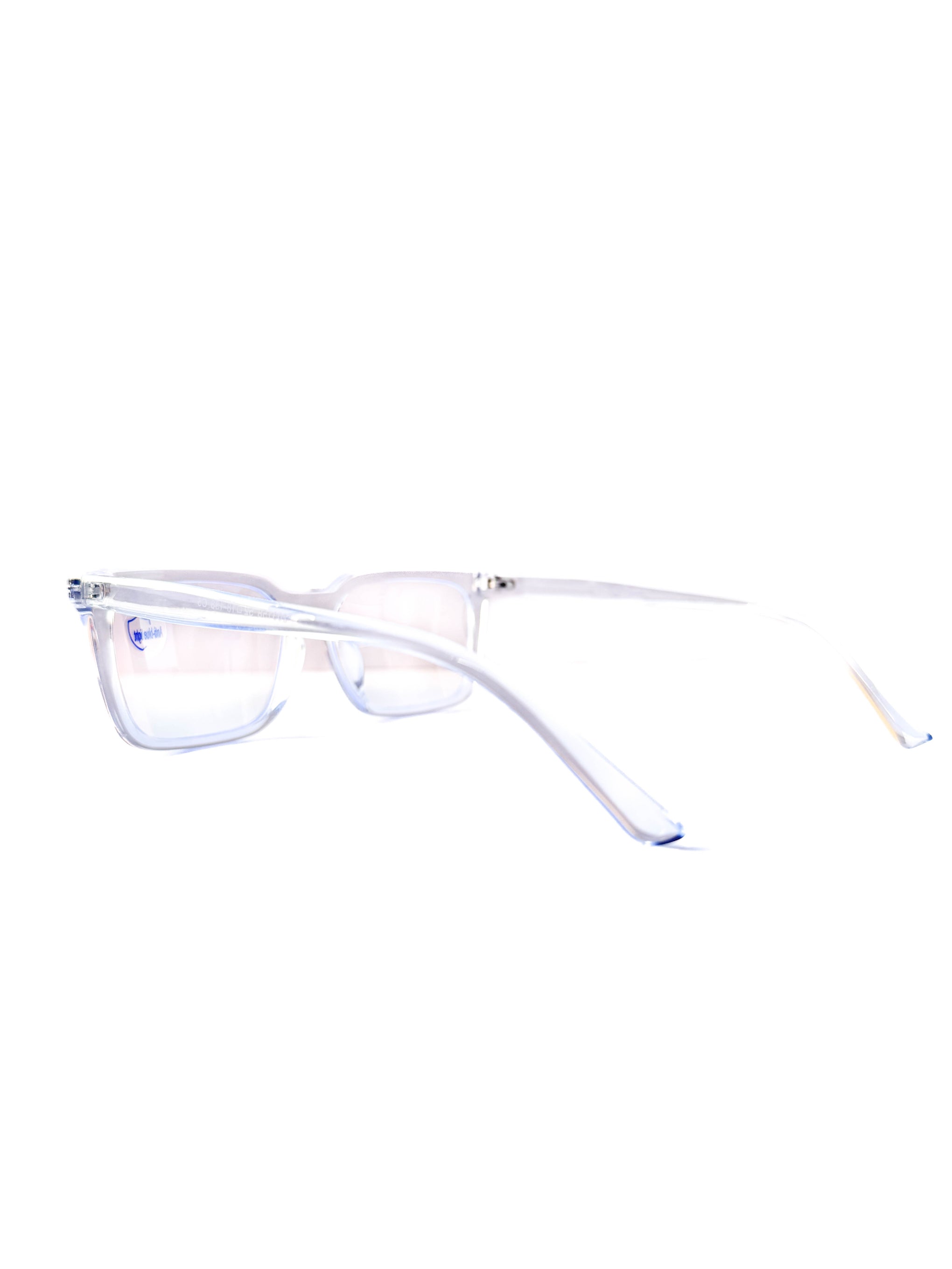 Transparent Blue Glasses with Anti-Blue Light lenses