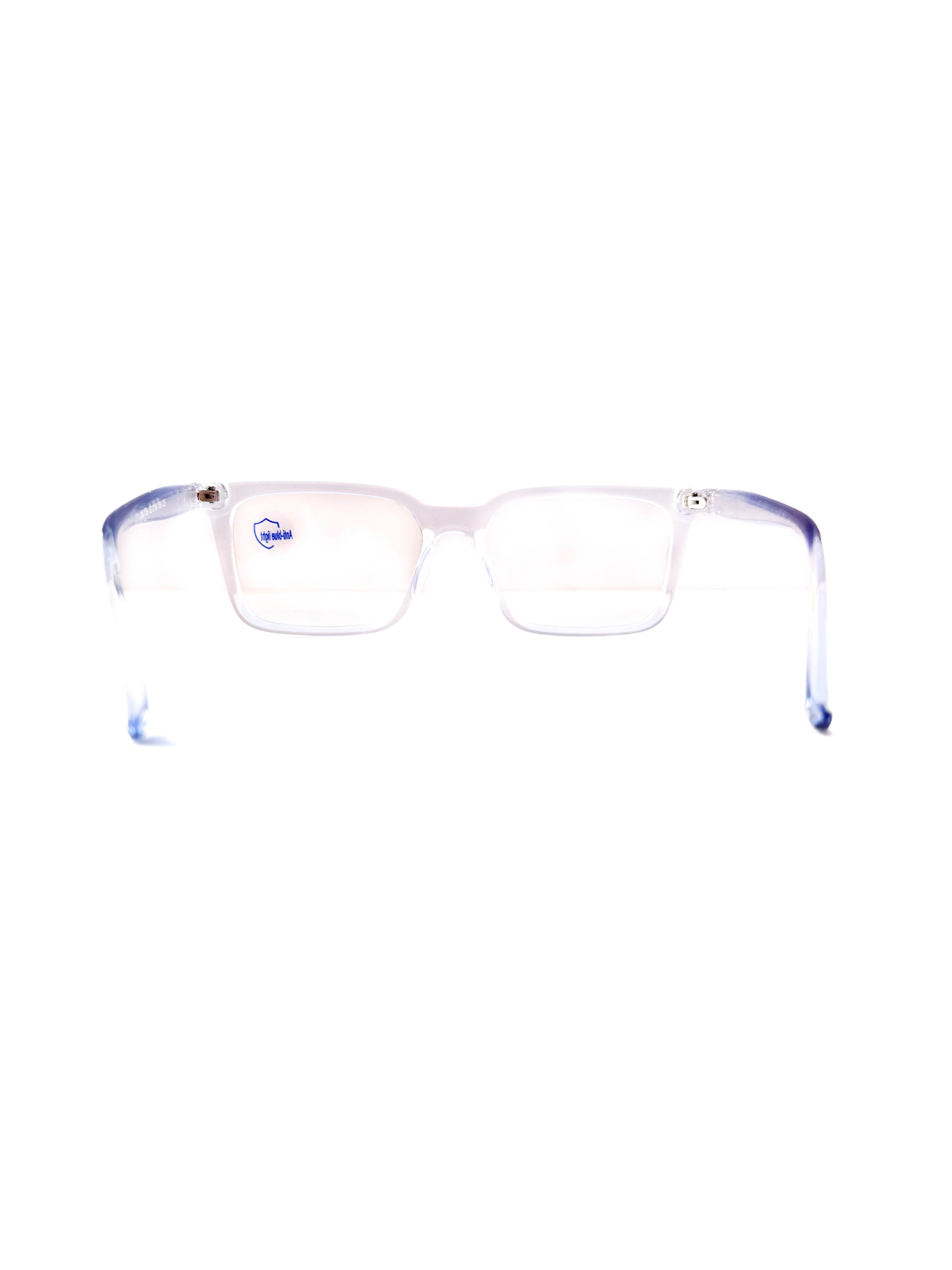 Transparent Blue Glasses with Anti-Blue Light lenses